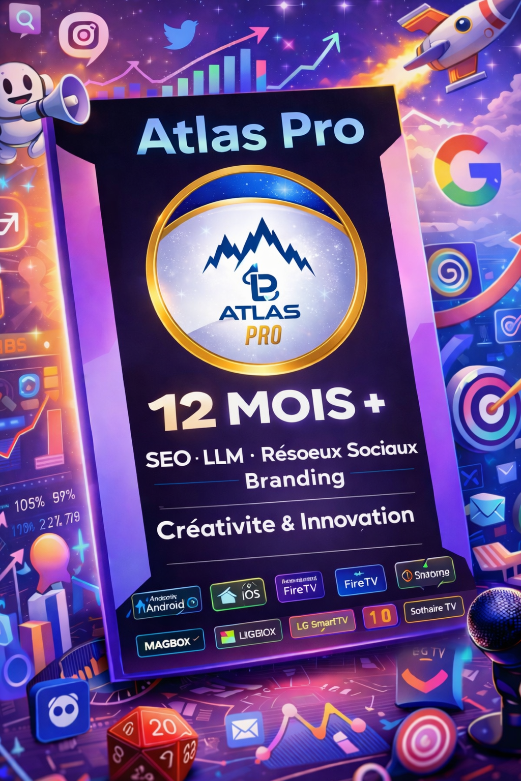 ATLAS PRO ACCESS – 12 MOIS X 2